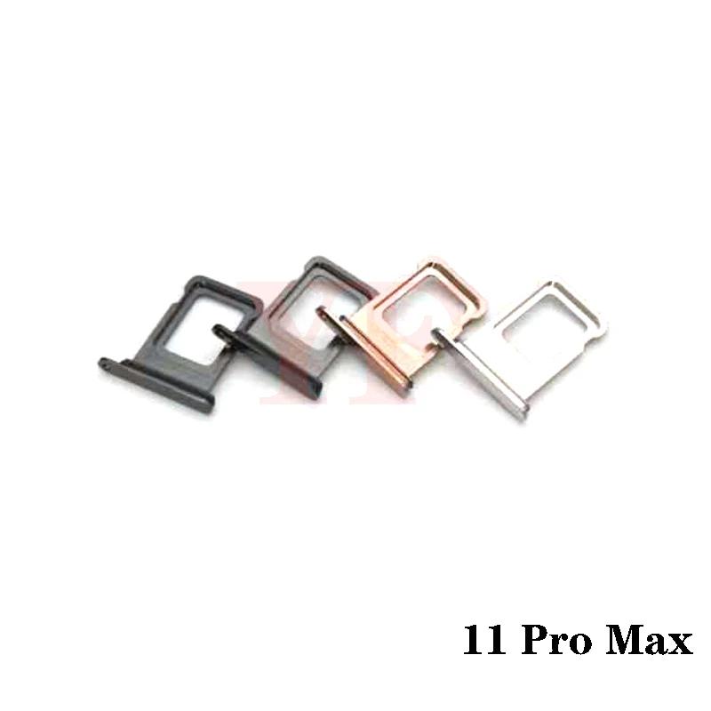 100pcs Sim Tray Holder For Iphone 6 6S 7 8 Plus X XS Max 11 12 Pro Mini SIM Card Tray Slot Holder Adapter Socket Repair Parts