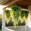 UV Resistant Artificial Persian Fern Leafs Realistic Mixed Lush Leaves Fake Fern Hanging Plants Real Touch Plastic