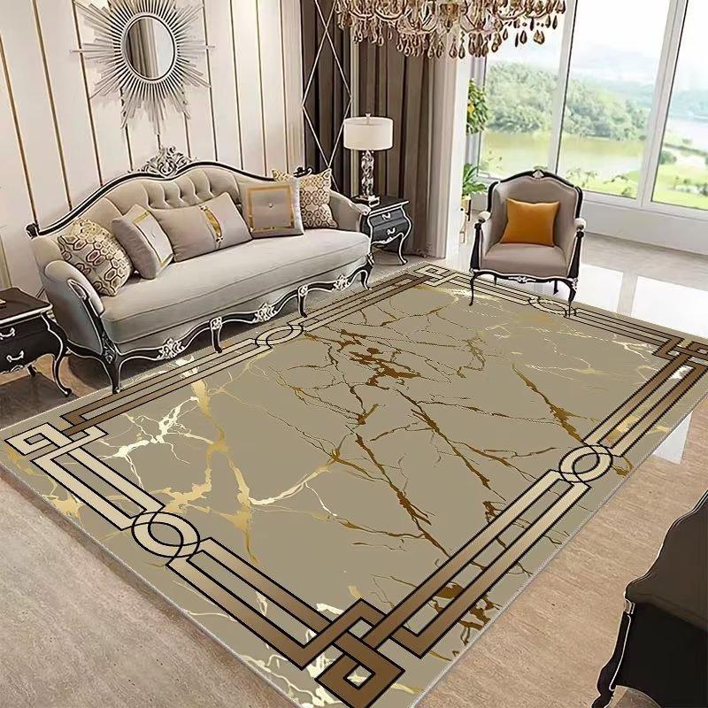 

Ковер для гостиной грязеотталкивающий и простой в уходе ковер для дивана и журнального столика бытовой ковер для спальни износостойкий и противоскользящий 160 * 230Cm шоколадный