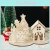 Delightful Wooden Christmas Cabin Puzzle Set In Various Designs For Joyful Festive Decor