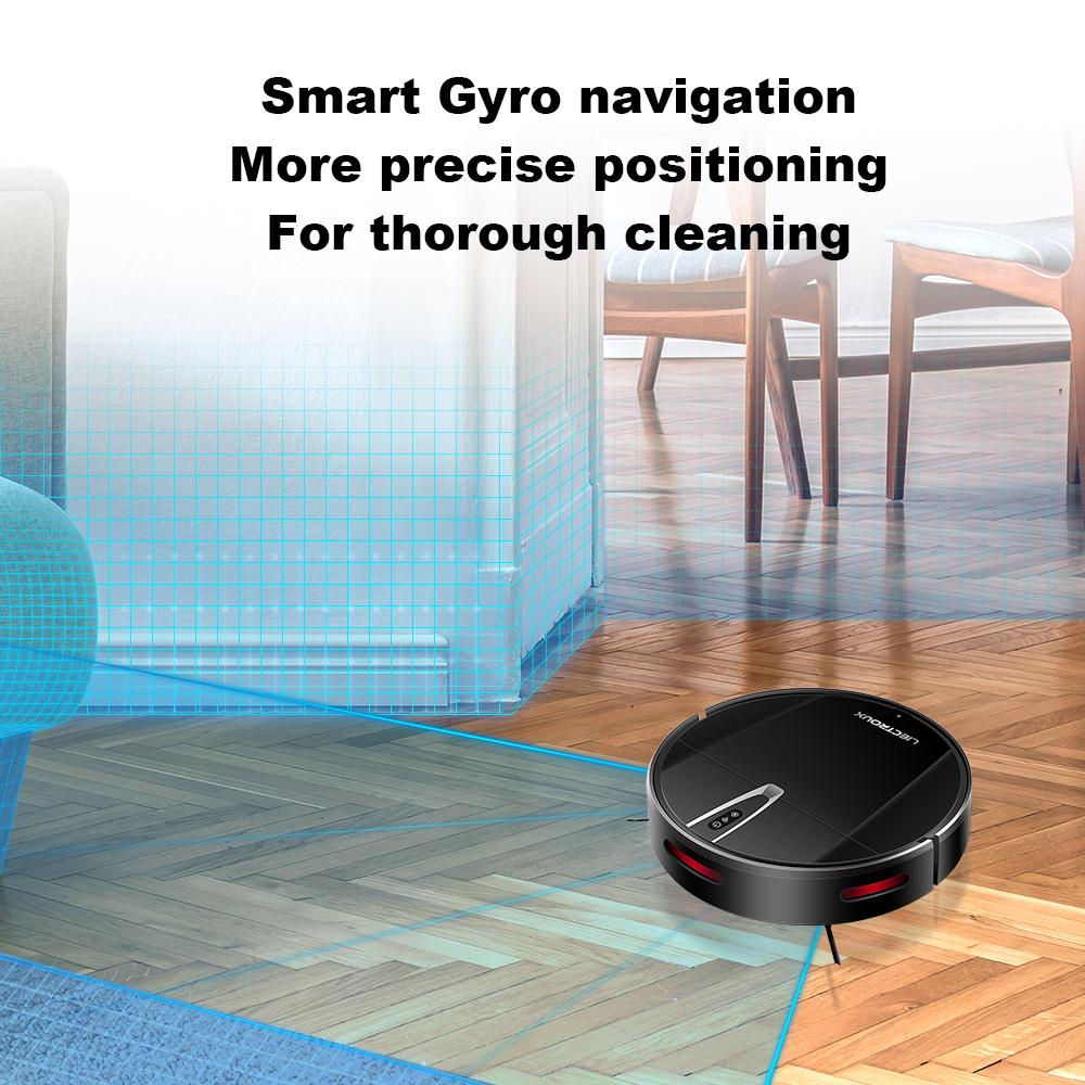 Liectroux V3S PRO Robot Vacuum Cleaner 2000Pa Suction