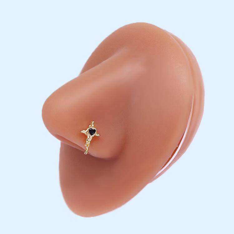 

Пірсинг для нігтів у формі хрестика 20 розміру Квадратний циркон Овальний циркон з нержавіючої сталі Пірсинг для пірсингу в носі Прикраса для пірсингу в носі Ювелірні вироби