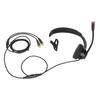 3.5mm Monaural Headset 3 Section Dual 3.5mm Plug PC Business Headset Supports Call And Speaker Volume Adjustment