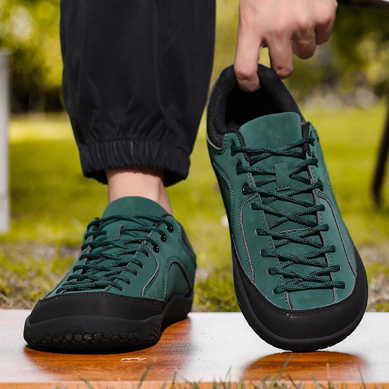 Spring /Autumn Running Sports Shoes Men's Thick Bottom Color Hot-selling Women's Shoes Outdoor Wide-Toe Shoes, Large-Size Hiking Couples' Shoes