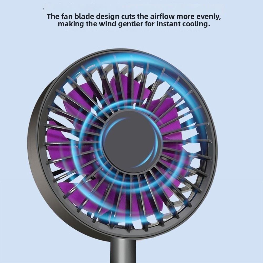 Quiet Operation 2 in 1 Magnetic Fan Holder Adjustable Mini Desk Fan  Outdoor Travel