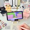 Cute Phone Holder: Creative Soft Rubber Bedside Chair for Watching