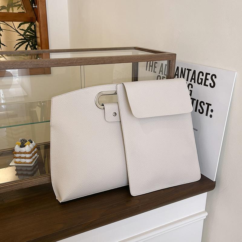 Bag Women's 2025 New Fashion Large Capacity Tote Bag Commuter Laptop Bag Women's Briefcase