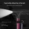 Kodeno Elderly Telescopic Walking Stick with Light