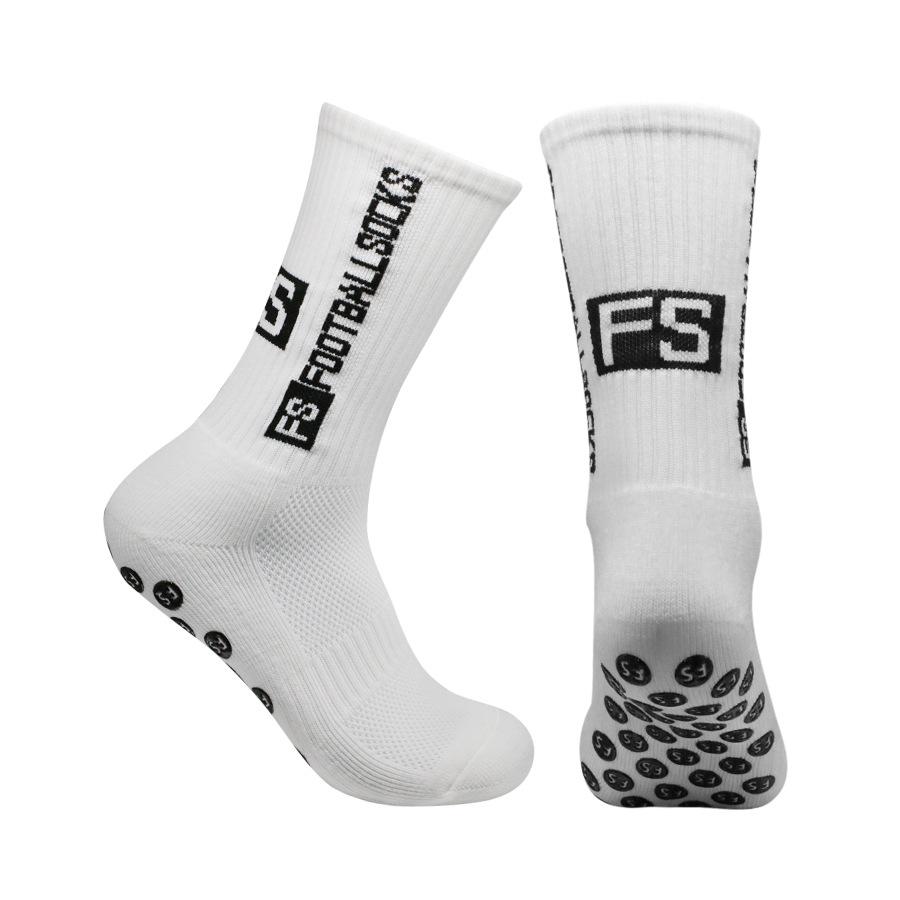 

Новые футбольные носки, противоскользящие, дышащие, мужские и женские, утолщенные, с махровой подошвой, носки для футбола, регби, баскетбола, йоги, 1 пара 39-45 белый