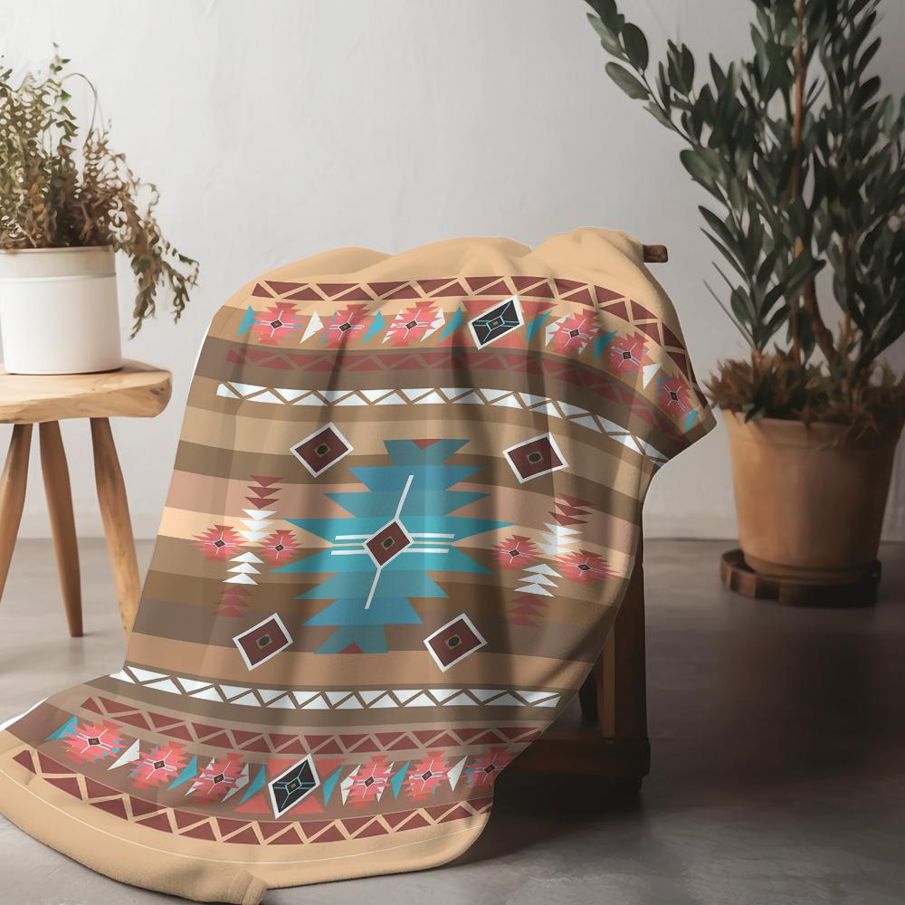Tribal Vzorovádeka Hodit Měkká Fleecovádeka Navajo Koberec Postelovádeka pro Pohovku Gauč Dekorace Dárek