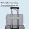 BRINCH Full-Open Laptop Bag, 12/13.3 Inch, 360*255mm, Business Lightweight Notebook Bag, Grey