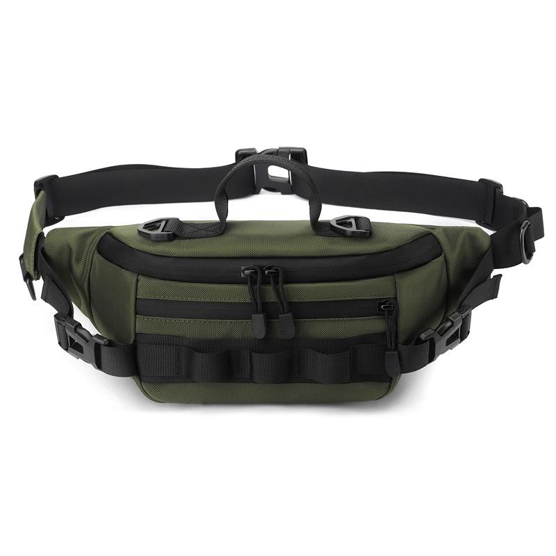 Bolsa de Cintura Esportiva Masculina Multifuncional Bolsa Transversal Bolsa de Peito