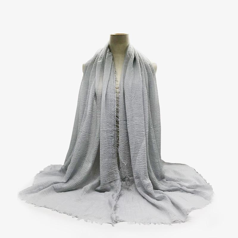 Women Cotton Linen Scarf Summer Girl Solid Color Sunscreen Thin Scarves Soft Shawl Foulard Viscose Spring Female Wrap Shawls New