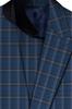 Blue Plaid Double Breasted Blazer