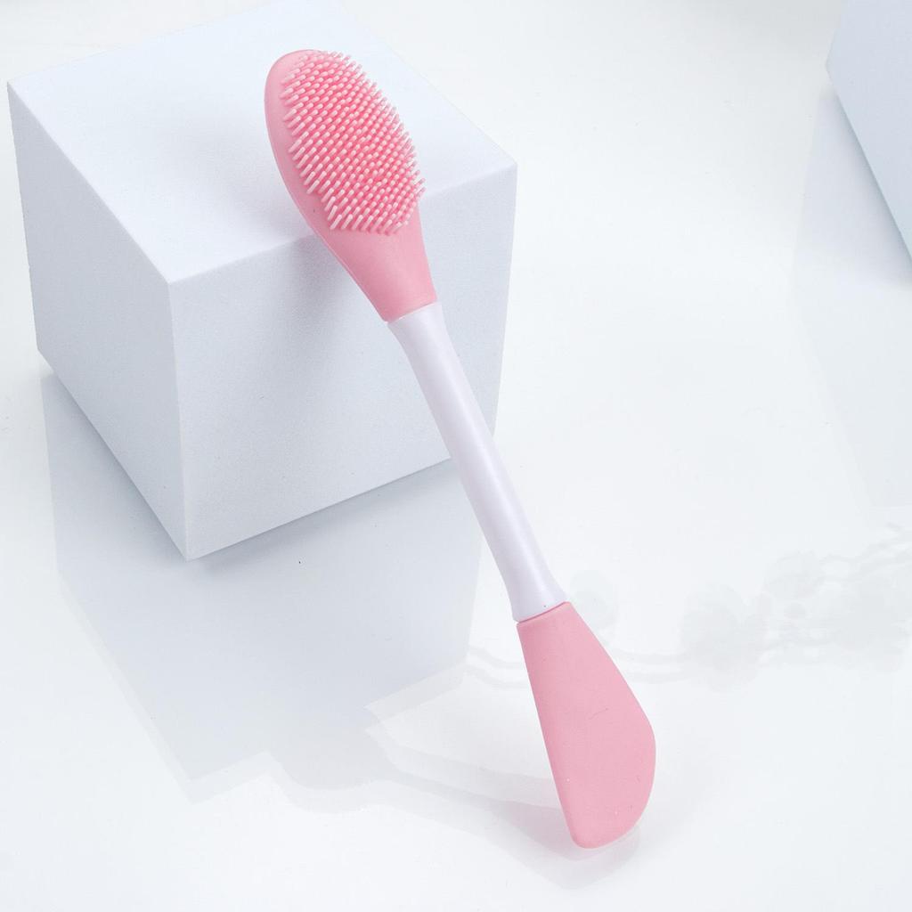 Silicone Double-Headed Facial Cleansing & Mud Mask Applicator Brush
