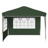 Pop Up Party Tent 288 X 288 X 245 Cm Green Oxford Fabric