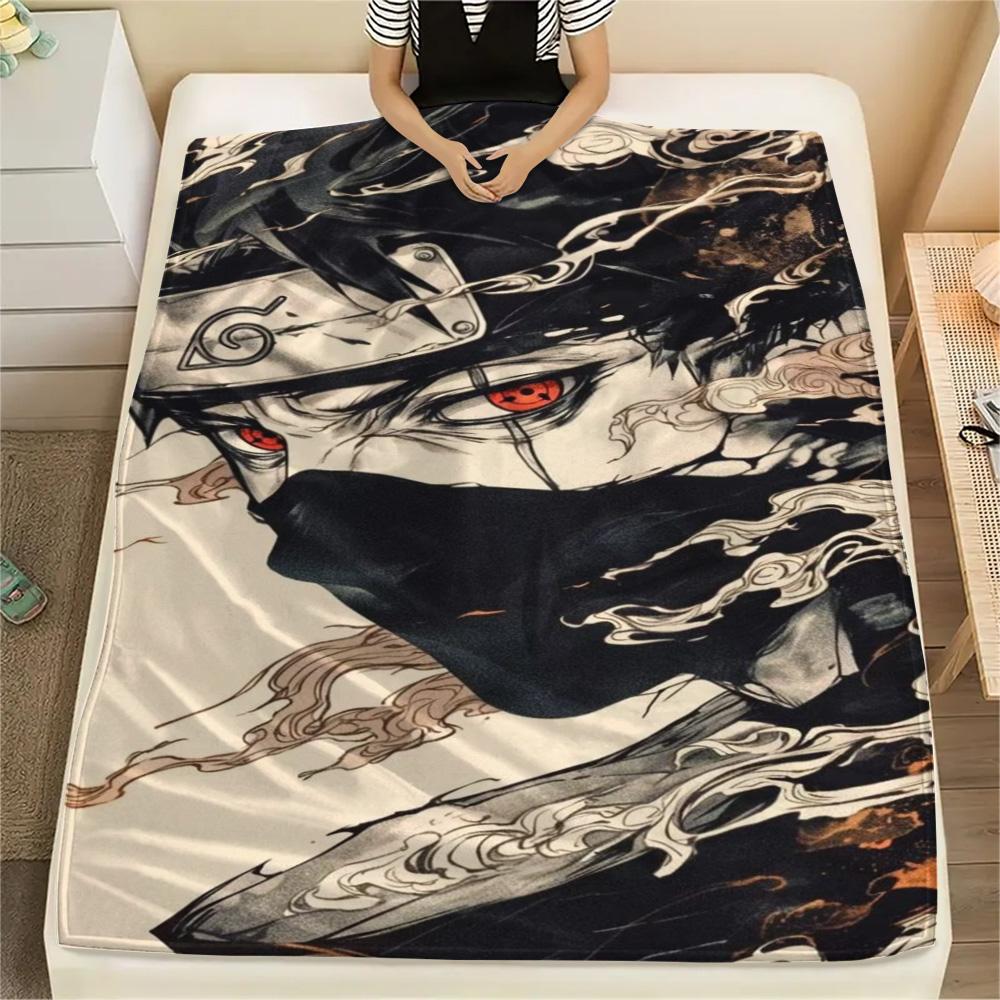 

Kakashi Hatake Cozy Printed Blanket, Practical Flannel Blanket for Bedroom, Living Room Sofa, Bed, Chair, Picnic & Travel.-TING 75x90cm