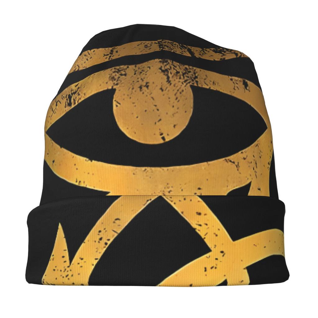 Ankh Eye of Horus Symbol Egyptian Adult Fashion Beanie That Transitions Effortlessly from Morning Commutes To Evening Walks While Maintaining a Clean