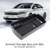 Armrest Storage Box for Citroen C5 C6 2017+ Central Console Glove Holder Tray