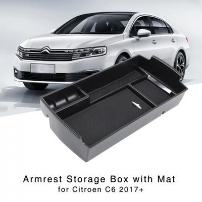 Armrest Storage Box for Citroen C5 C6 2017+ Central Console Glove Holder Tray