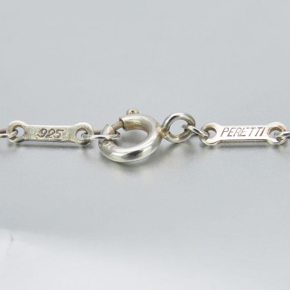 Used TIFFANY&Co. Necklace Curved heart Silver925 4.2g Silver El Saperetti