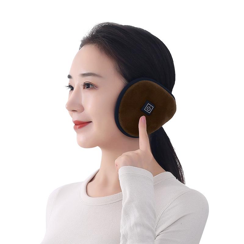 Extra Thick Electric Heated Earmuffs - Warm Ear Covers for Men and Women