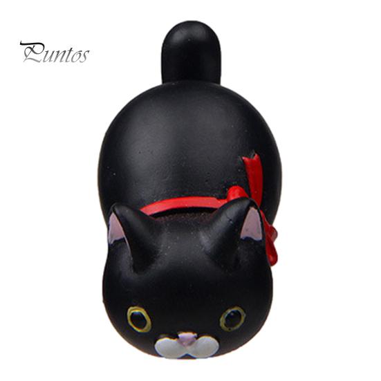 Decorative Magnetic Decor 3D Lying Cat Refrigerator Magnet, Cartoon Kitten Resin Fridge Animal Non-slip Whiteboard Magnets for Cabinet Locker,
