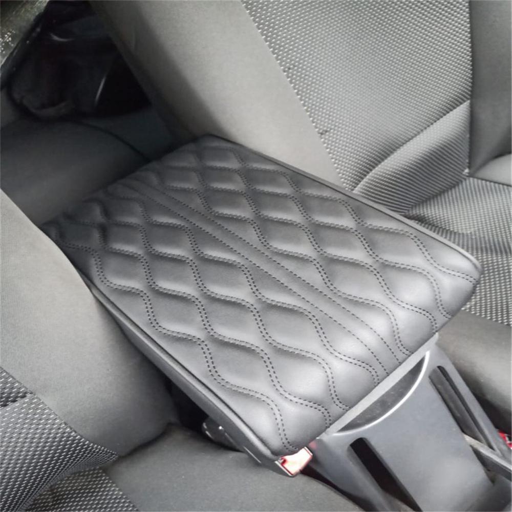 Car Armrest Pad Cover Universal Center Console Wave Pattern Auto Seat Armrests Box Protection Cushion Hand Supports