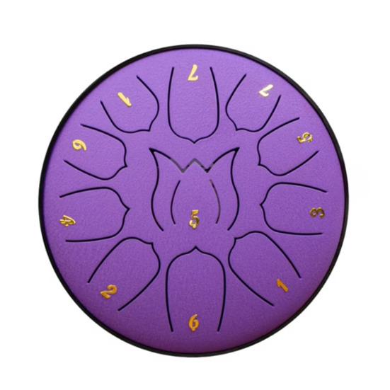 Steel Tongue Drum Compact Design Portable Easy To Use 11 Notes 6 Inches Rain Drum Musical Percussion Instrument