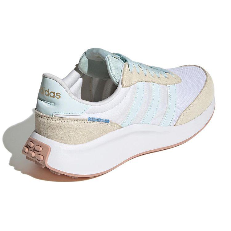 Adidas Neo Run 70S Fabric Mesh Suede Sports Durable Breathable Low-Top Lifestyle Shoes Women sneaker White Blue GX1724