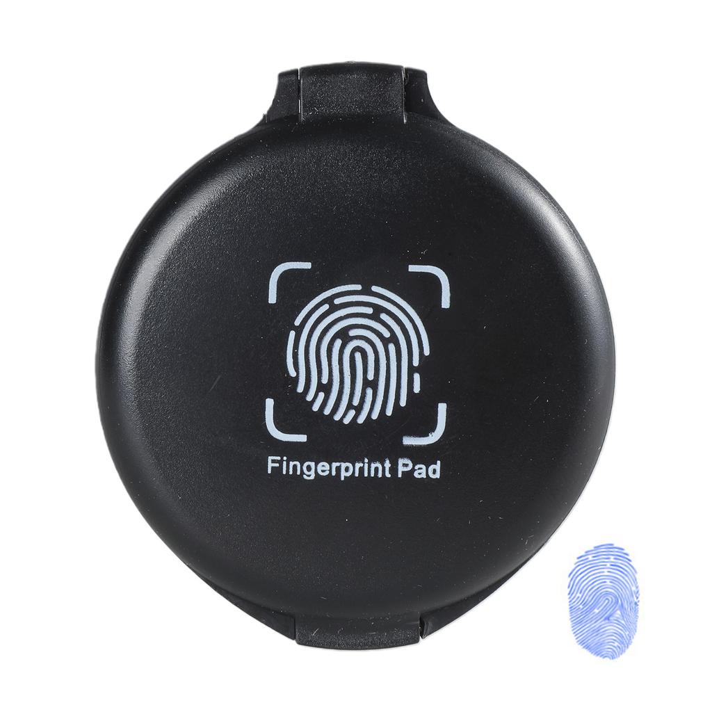 Thumb Print Ink Pad Fingerprint Ink Pad Practical Fingerprint Pad Quick Dry Ink Pads Office Supplies for Emergency Can
