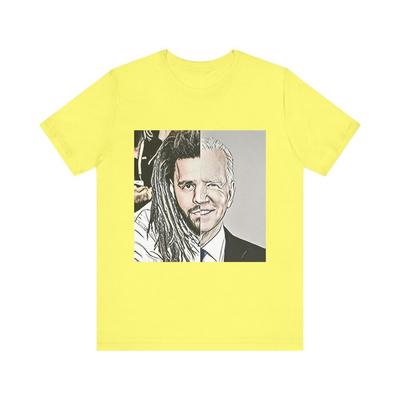 Joe Biden J. Cole Grafikdruck Kunst Crew Unisex Jersey Kurzarm T-Shirt