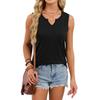 Women's Fashion Color V,neck Sleeveless Casual T,shirt Vest Top