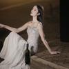 Waist fishtail evening dress   new banquet temperament silver suspender niche long sequined host dress