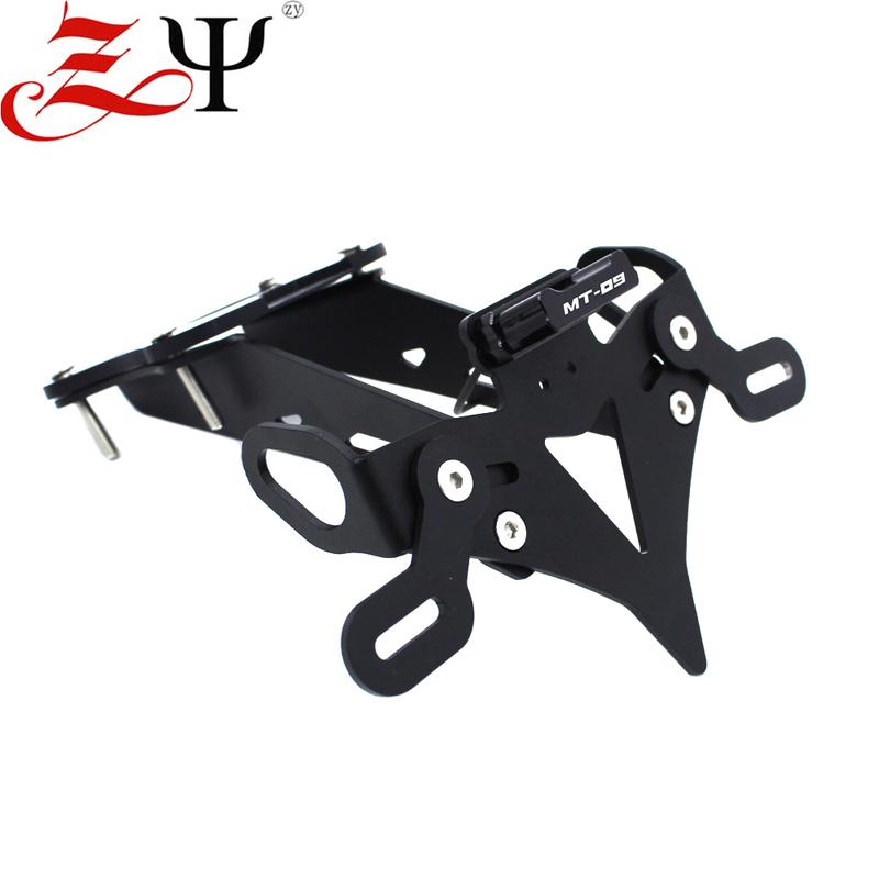 MT09 2021 License Plate Holder LED Light For YAMAHA MT-09 2021-2022 Motorcycle Rear Tail Tidy Fender Eliminator Kit Accessories