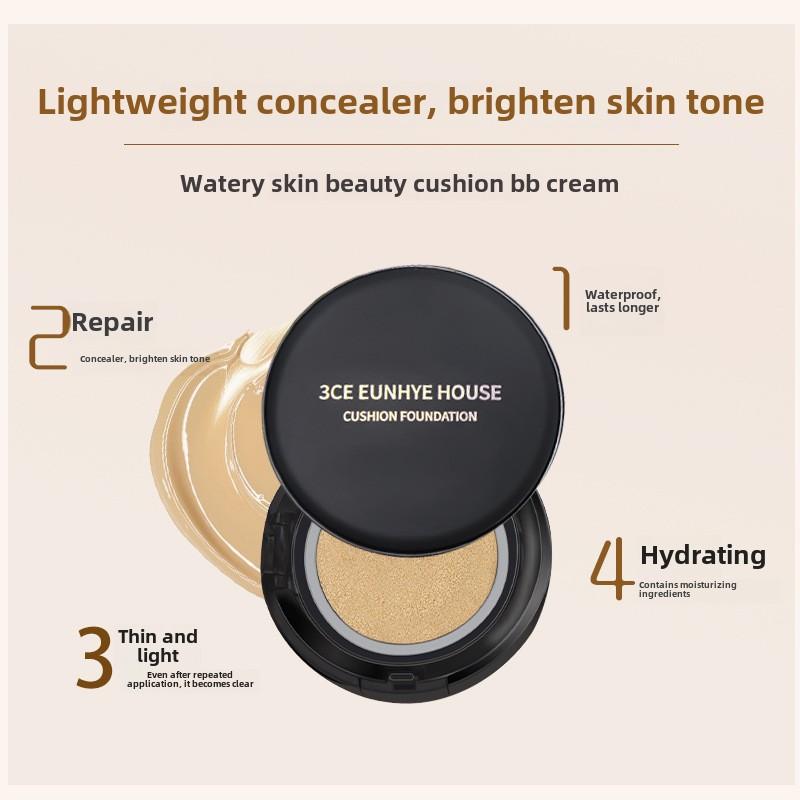 Aqua Beauty Air Cushion BB Cream Replacement with Lightweight Waterproof Air Cushion Without Removing Makeup