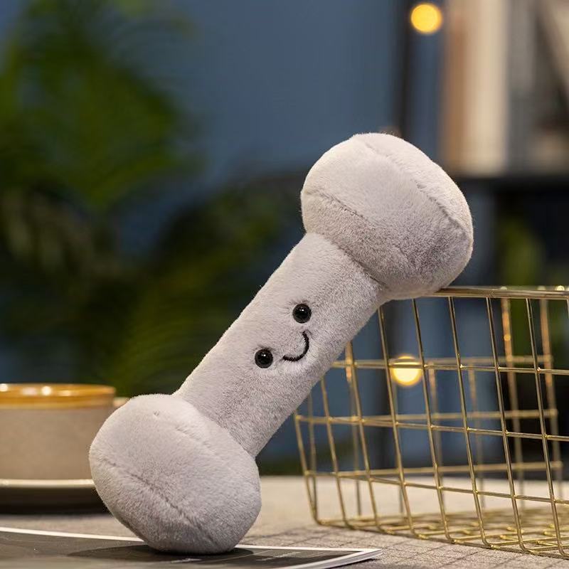 20/23cm Simulation Dumbbell Hu Ling Plush Toy Cartoon Anime Cute Handmade Doll Pillow Cushion Children's Birthday Gift