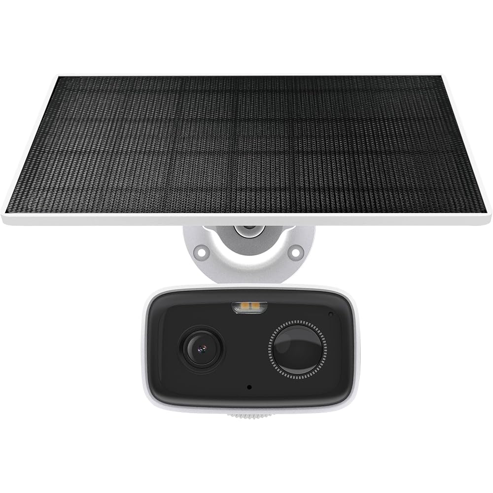 Tapo Outdoor Solar-Powered Security Camera, Wi-Fi Wireless, 1080p 2MP, Smart AI Detection, Full Color Night Vision, IP65 Waterproof & Dustproof, Two-W