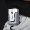 USB Hanging Neck Fan Clip-on 3.7V/1.2A Small  Bladeless 12000mAh Power Bank 3-gear Wind Mute for Office