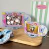 Hello Kitty 3inch Photocard Holder Kpop Card Acrylic Display Stand Cute KT Photo Frame Cartoon Style Photocards Protect Stands