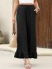 New Summer Leaf-Patterned Women's Nine-Tenths Pants, Thin Loose Casual Home Pants, Wearable Outdoors