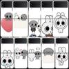 Cute Cartoon K-Kkamang Phone Case For Samsung Z Flip 7 6 5G Galaxy Z Flip 5 4 3 Black Hard Cell Cover Luxury PC Shell Coque