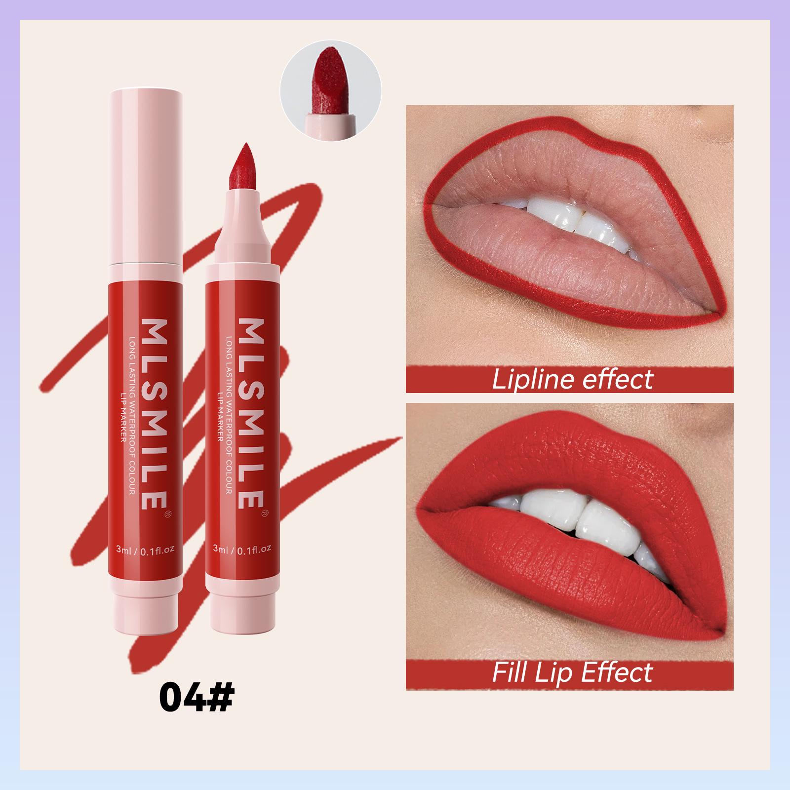 

Waterproof Long-Lasting Lip Liner: Non-Fading, Moisturizing, Easy-to-Apply Multi-Functional Lip Pencil 3ml