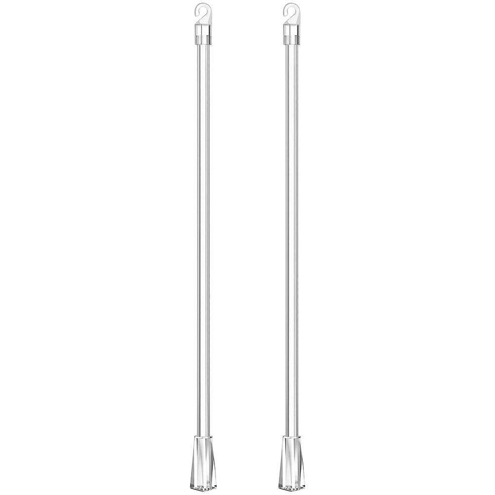 

2 Pcs Venetian Blind Rotor Blinds Wand Replacement Curtain Pull for Curtains Shutters Hooks Rods Drapes