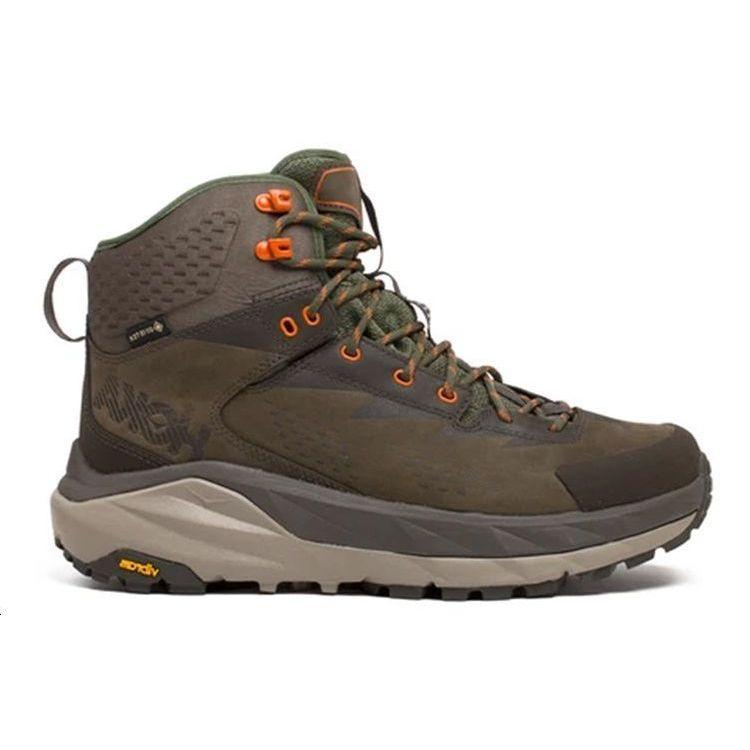 HOKA Kaha GORE-TEX Black Olive Green Men Sneakers 1112030-BOGR