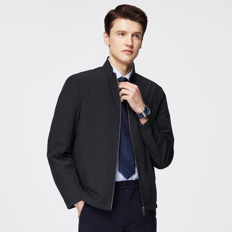 Shanshan Men's Business Casual Stand-Collar Jacket