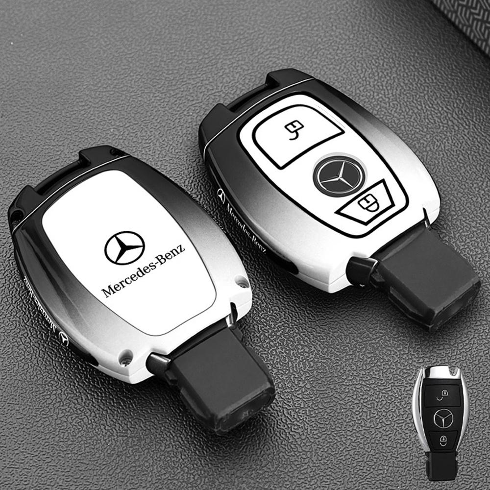 2/3 Buttons For Mercedes Benz A B G R Class GLA GLK W176 W204 W251 W463 Zinc Alloy Car Remote Key Case Cover Fob Accessories