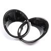 2pcs ABS Carbon Fiber Car Styling Front Fog Light Frame Lamp Ring Cover Trim for BMW X1 F48 2016-2019 Car Exterior Accessories