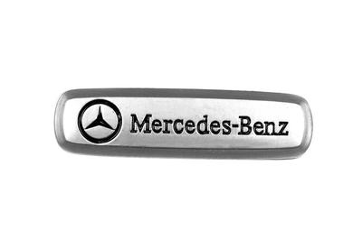 Mercedes Aluminum Nameplate for Mats (1 PC)