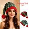 Jacquard Knitted Wool Cap Warm Christmas Knitting Hat Fashion Christmas Hat  Children
